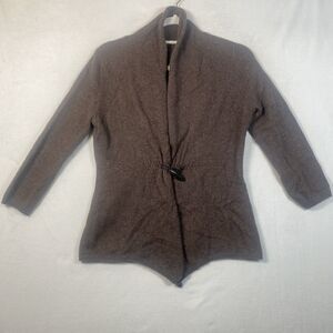 Fenn Wright Manson 100% Cashmere Toggle Cardigan Sweater Brown Women’s Medium